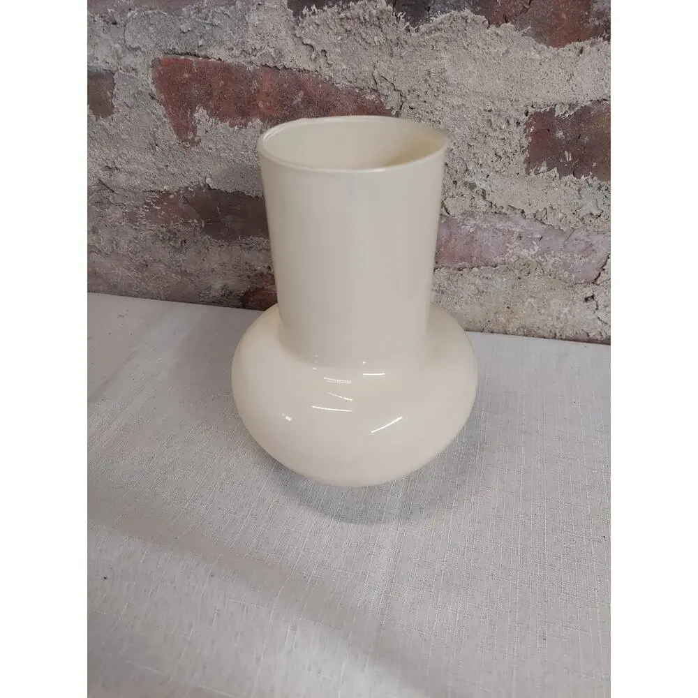 BLOFLO STU Glass Vase Retro Modern Milky Yellow 9